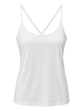 Athleta White Cross-Back Tank Top
